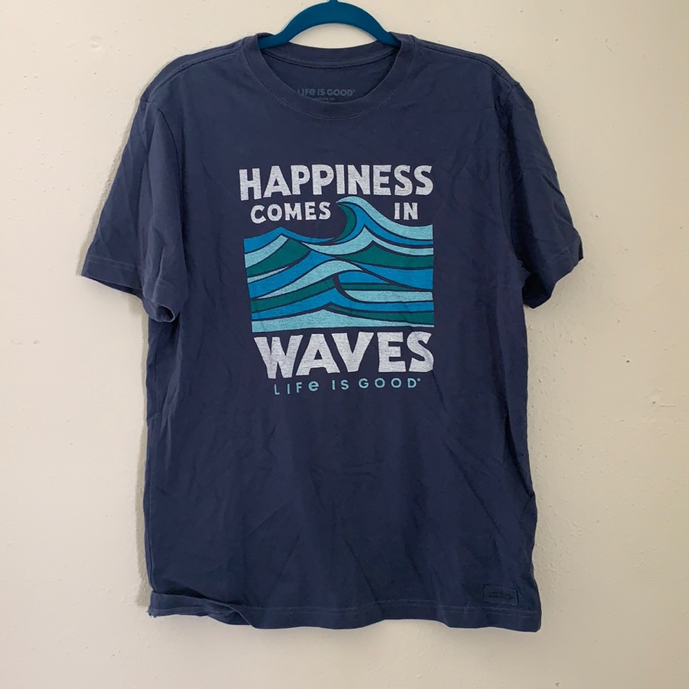 Happiness Comes in Waves Tee